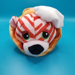 Basic Fun Cutetitos Tiger Chef Beanie 7" Pizza Chef Foodie Plush Toy
